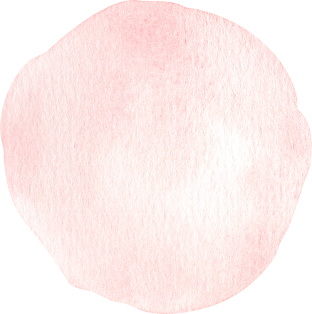 Round Peach Watercolor